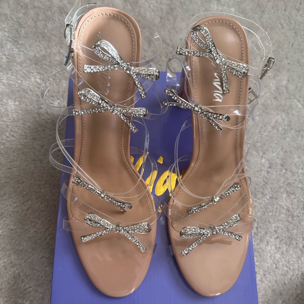 Forever 21 Elegant Nude Heels